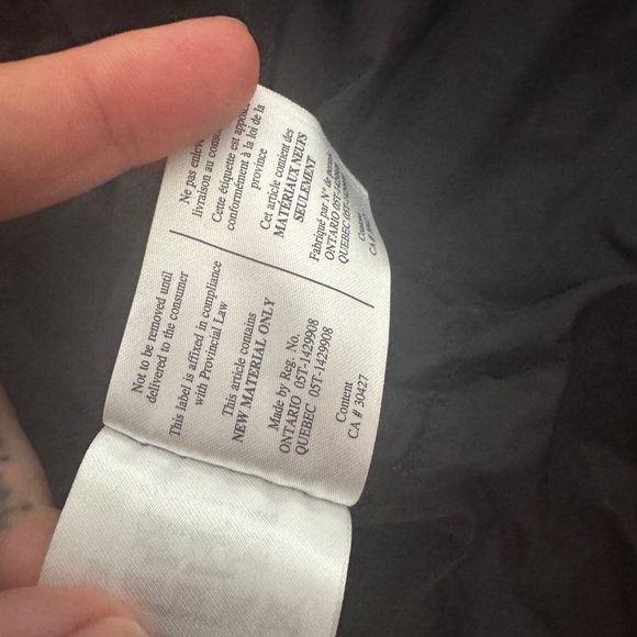 Add Down Black Belted Puffer Jacket with Fur Trim - Picture 4 of 8